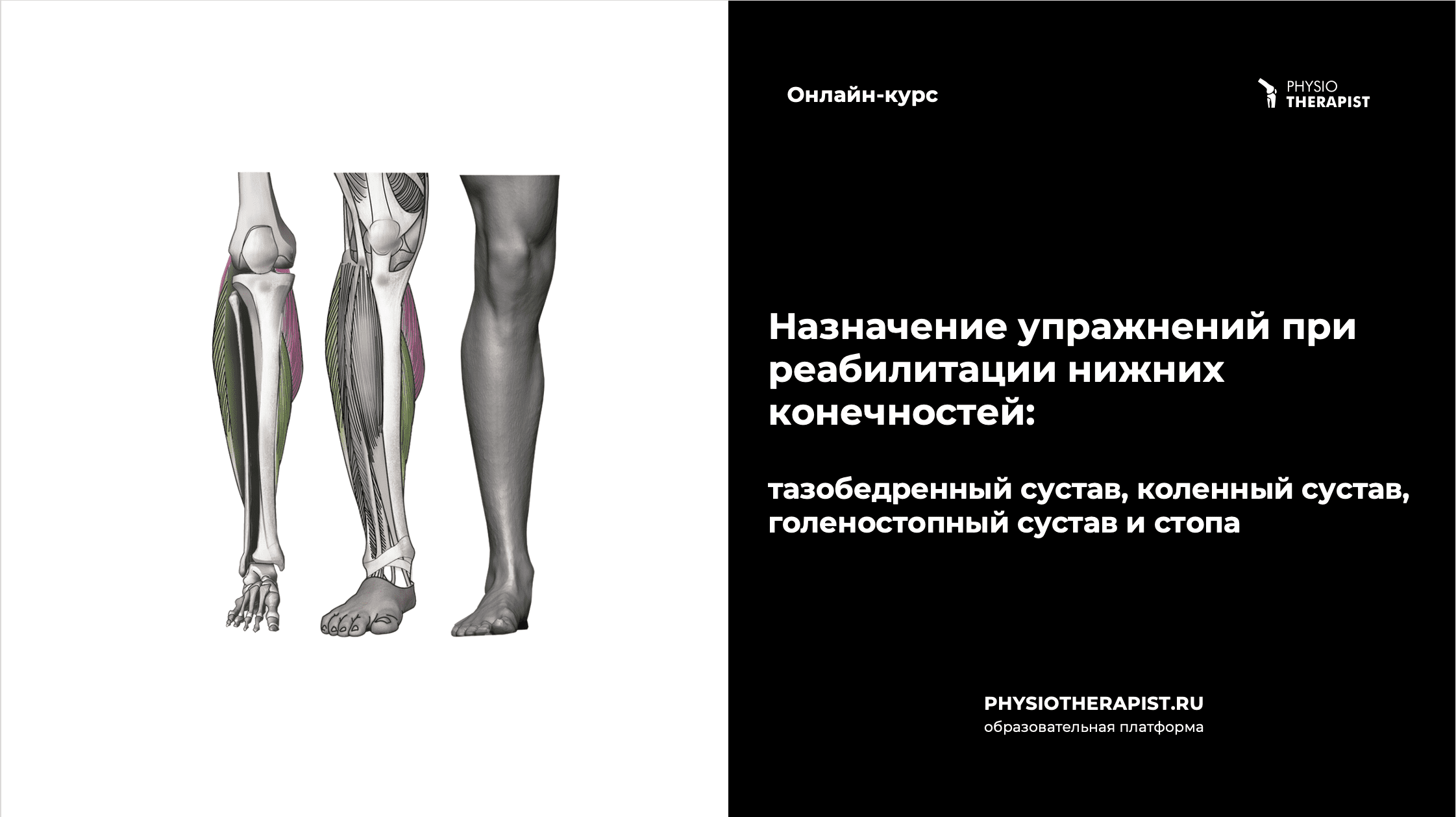 Назначение упражнений при реабилитации нижних конечностей